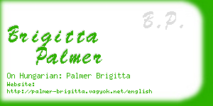 brigitta palmer business card